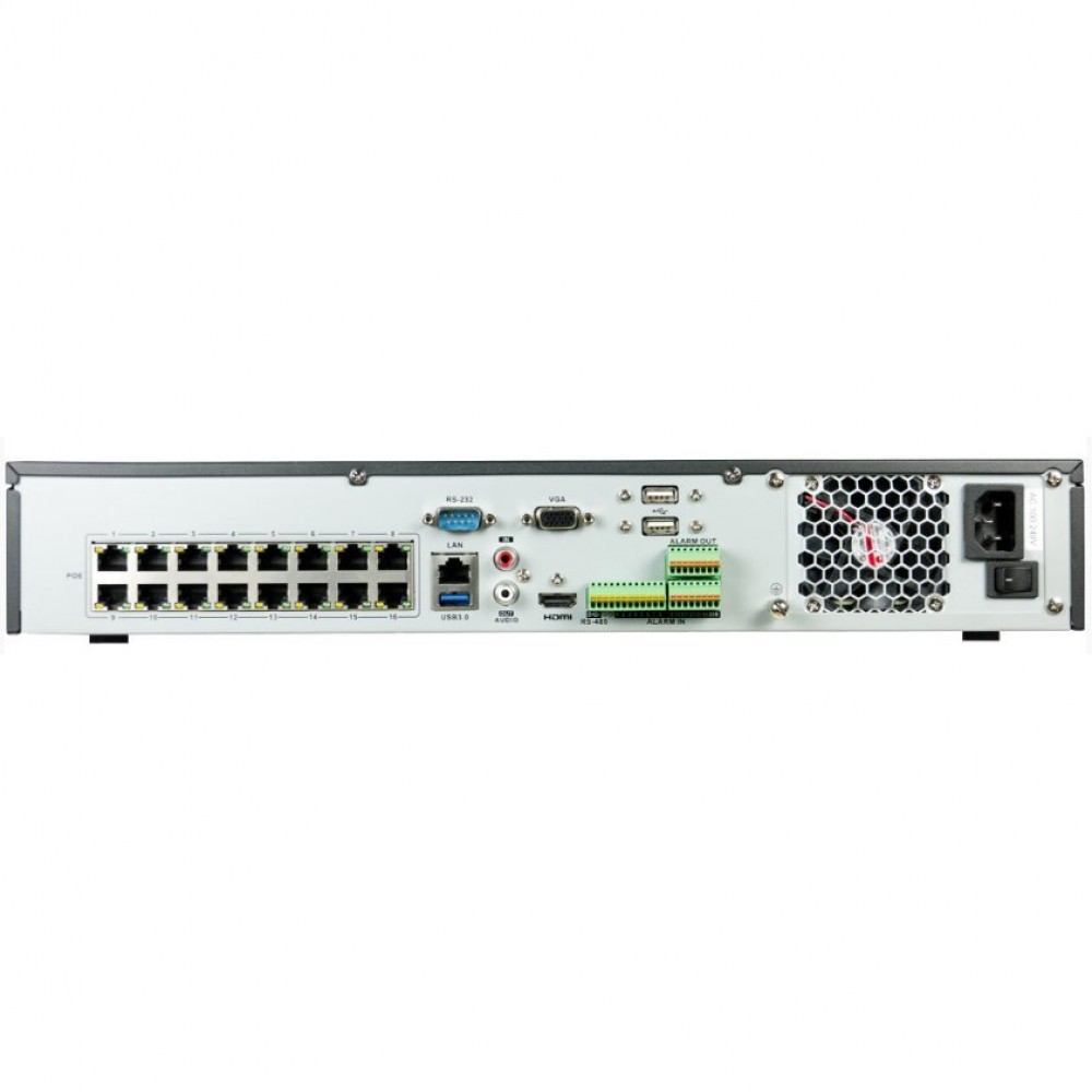 TRASSIR DuoStation AF 16-16P Сетевой видеорегистратор для IP-видеокамер