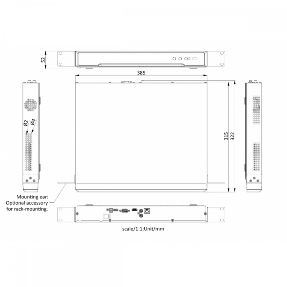 DS-N308/2(C) 8-ми канальный IP-регистратор