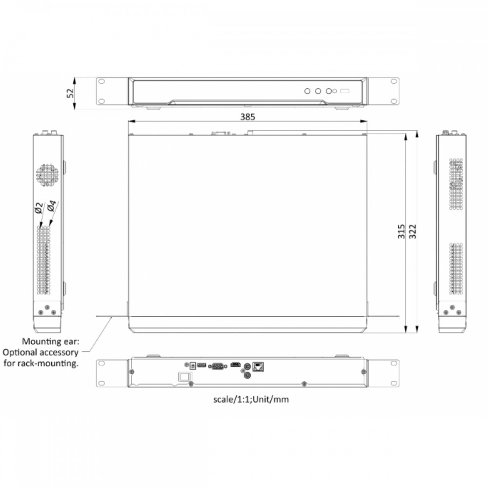 DS-N316/2(C) 16-ти канальный IP-регистратор