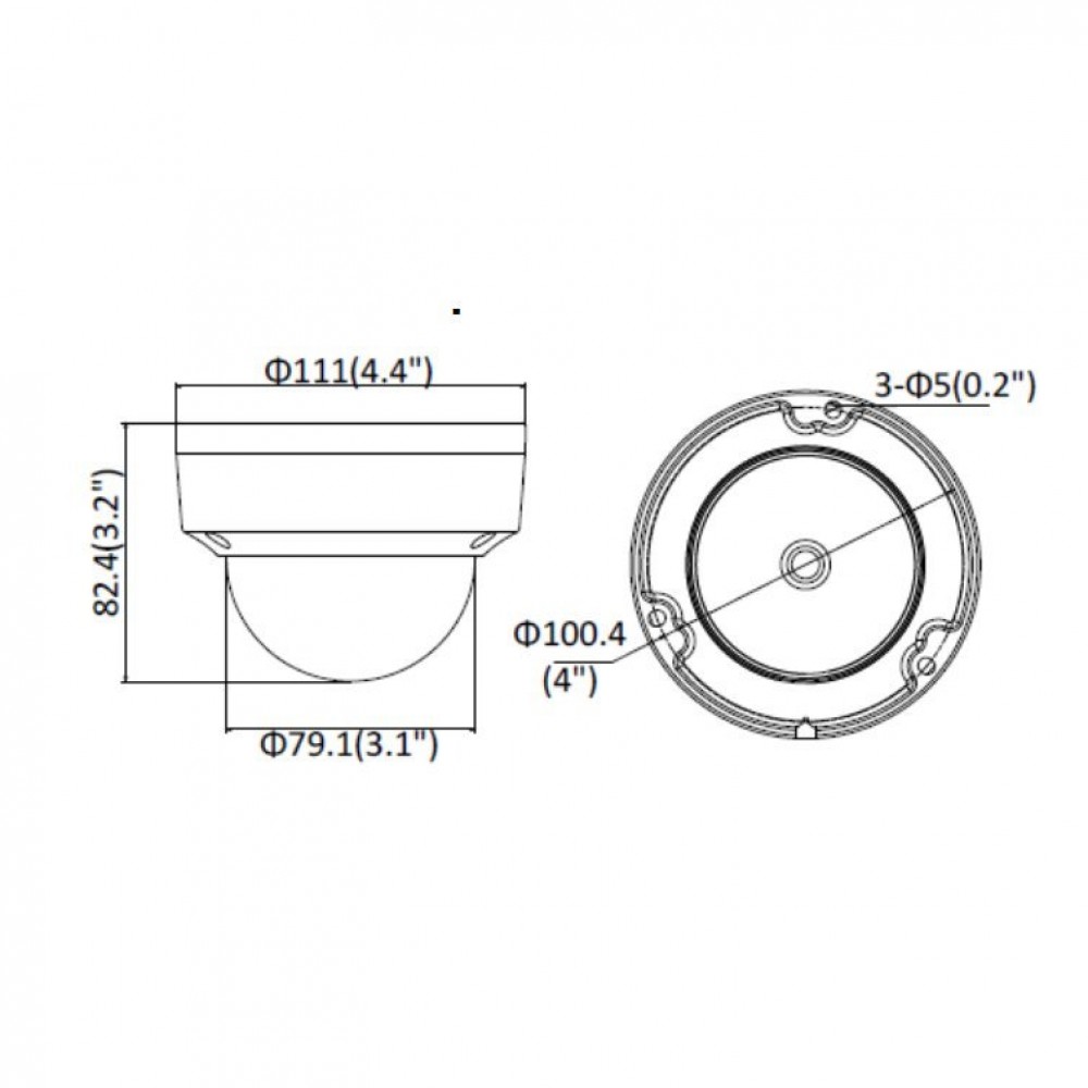 DS-2CD2123G0-IU (6мм) 2 Мп купольная IP-камера