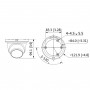 DH-IPC-HDW3441TMP-AS-0280B Камера видеонаблюдения IP уличная купольная 4Мп