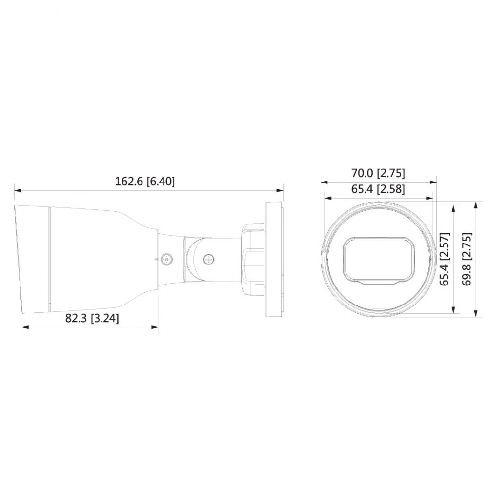 EZ-IPC-B1B20P-LED-0360B Камера видеонаблюдения IP цилиндрическая