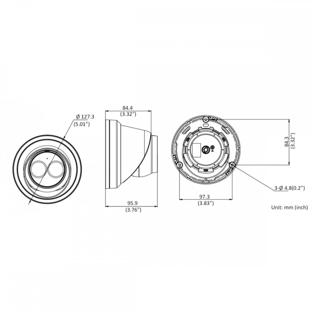 DS-2CD2343G0-IU (6 мм) 4Мп уличная цилиндрическая IP-камера