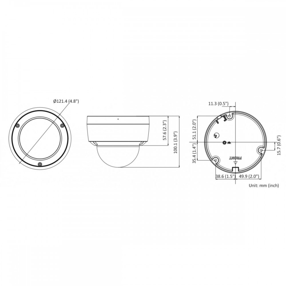 DS-2CD2127G2-SU (2.8 мм) 2 Мп уличная купольная IP-камера