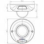 TR-D4121IR1 v6 2.8 Уличная 2Мп IP-камера с ИК-подсветкой.