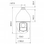 TR-D6254IR15 4.9-156 Уличная скоростная поворотная 5Мп IP-камера