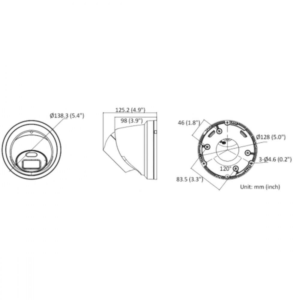 DS-2CD2347G2-LU(C) (6 мм) 4 Мп купольная IP-камера