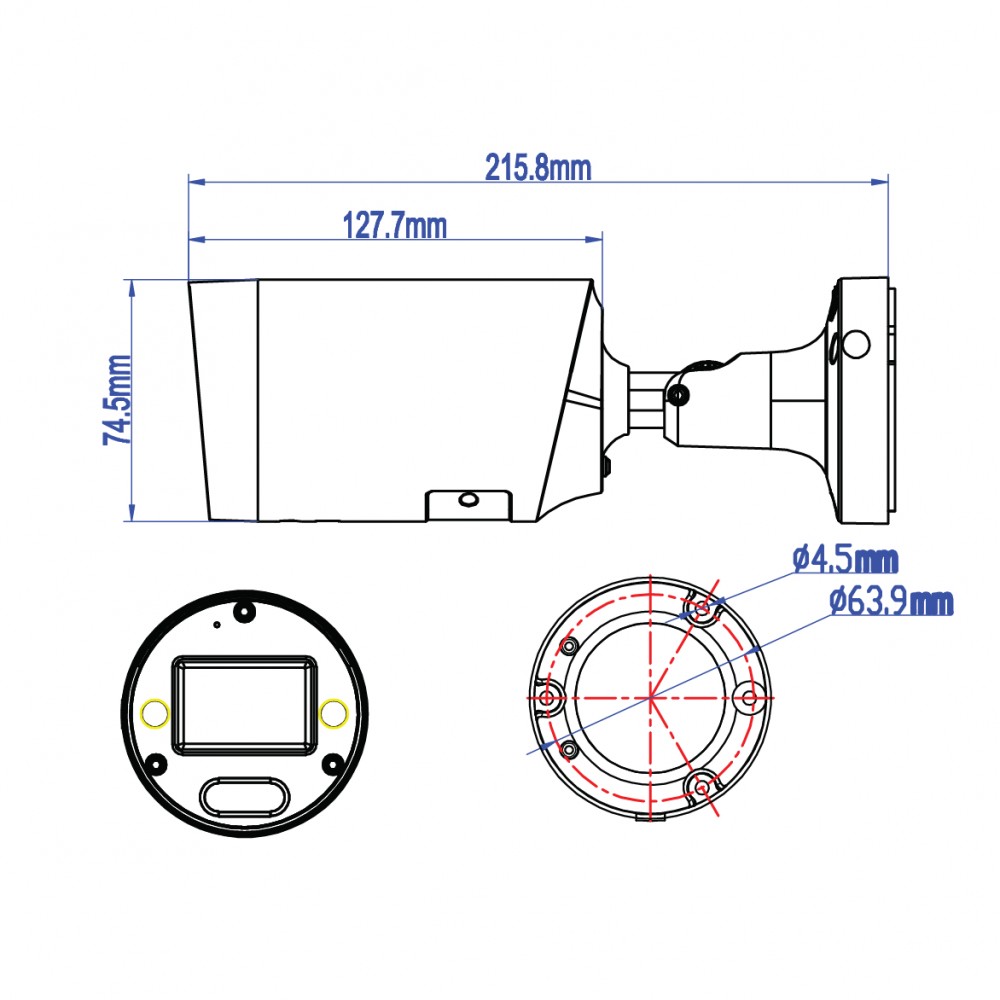 TR-D2183ZIR6 v2 2.7-13.5 Уличная 8Мп IP-камера с ИК-подсветкой