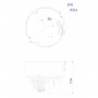 TR-D3183ZIR3 v2 2.7-13.5 Уличная 8Мп IP-камера с ИК-подсветкой