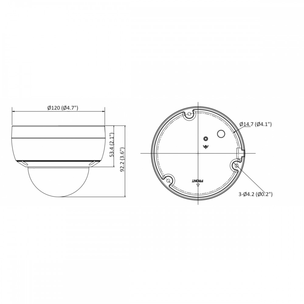 DS-I652M (2.8 mm) 6Мп уличная купольная IP-камера