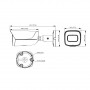 DH-IPC-HFW3441EP-SA-0280B Уличная цилиндрическая IP-видеокамера с ИИ 4Мп