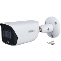 Dahua DH-IPC-HFW3449EP-AS-LED-0280B Уличная цилиндрическая IP-видеокамера Full-color с ИИ 4Мп