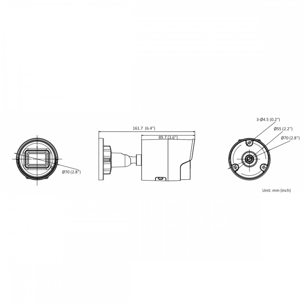 DS-2CD2043G2-IU (6 мм) 4 Мп цилиндрическая IP-камера