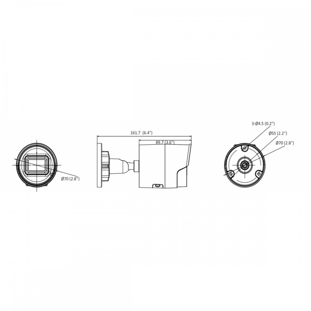 DS-2CD2083G2-IU (4 мм) 8 Мп цилиндрическая IP-камера