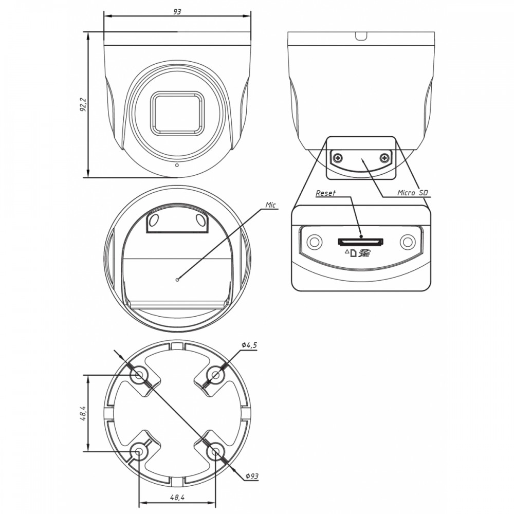 TR-D8221WDC 4.0 Уличная FTC IP-камера