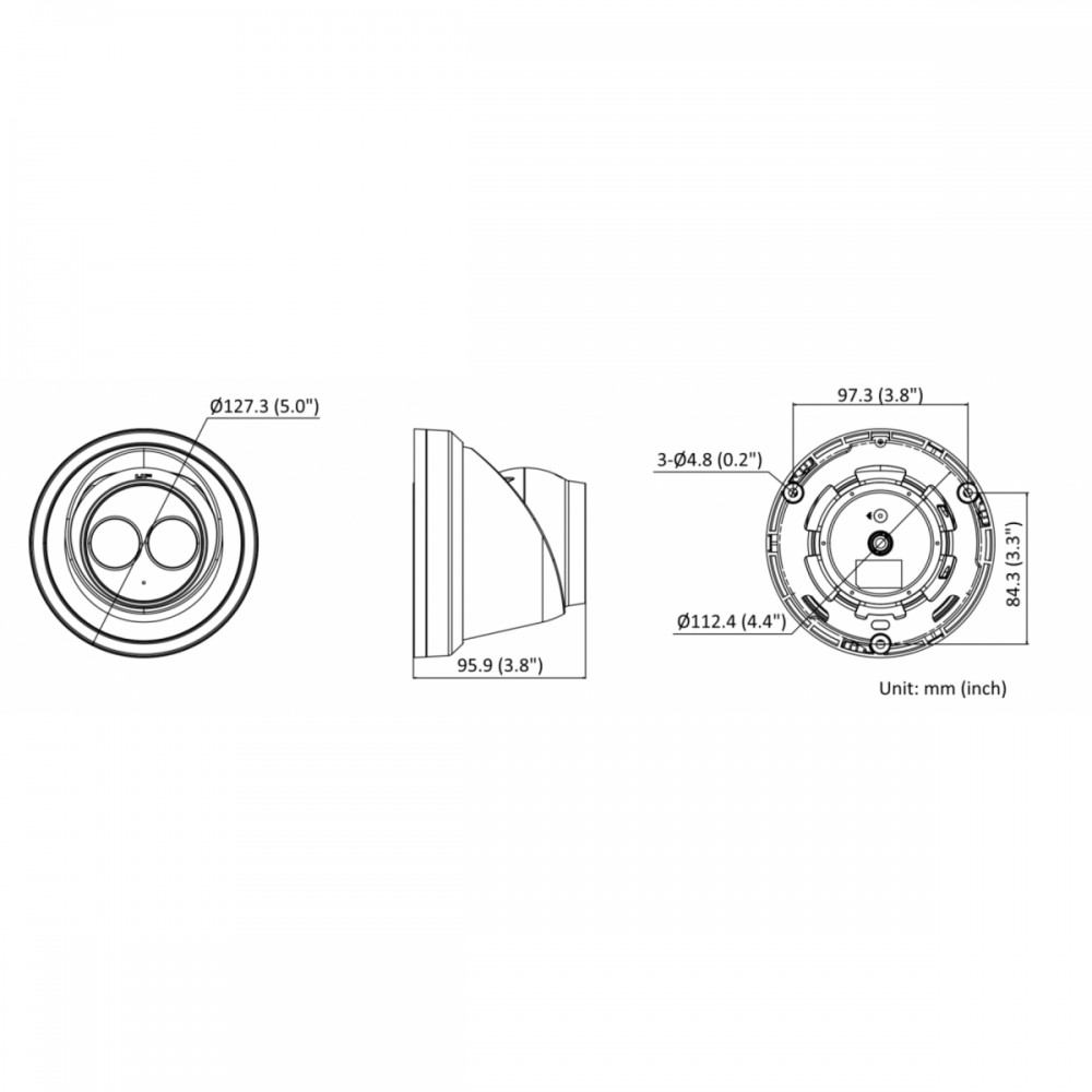 IPC-T082-G2/U (4mm) 8Мп уличная IP-камера