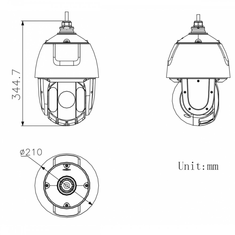 DS-2DE5225IW-AE(S5) (4.8-120 мм) 2Мп уличная скоростная поворотная IP-камера