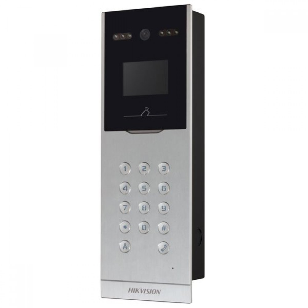 DS-KD8002-VM 1.3Мп IP вызывная панель, многоабонентская, клавиатура механическая