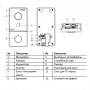 DS-KV6113-PE1 2Мп IP вызывная панель на одного абонента