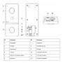 VDP-D2201 2Мп IP вызывная панель на одного абонента