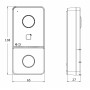 VDP-D2211 2Мп IP вызывная панель на одного абонента