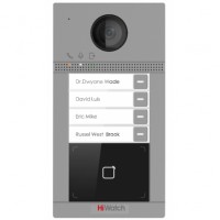 HiWatch VDP-D4214W 2Мп IP вызывная панель на четырех абонентов