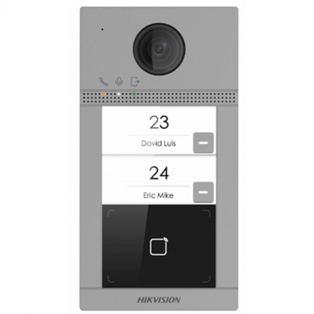 DS-KV8213-WME1(B) 2 Мп IP вызывная панель на двух абонентов