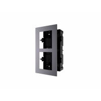 Hikvision DS-KD-ACF2/Plastic Врезная монтажная рамка на 2 модуля ,