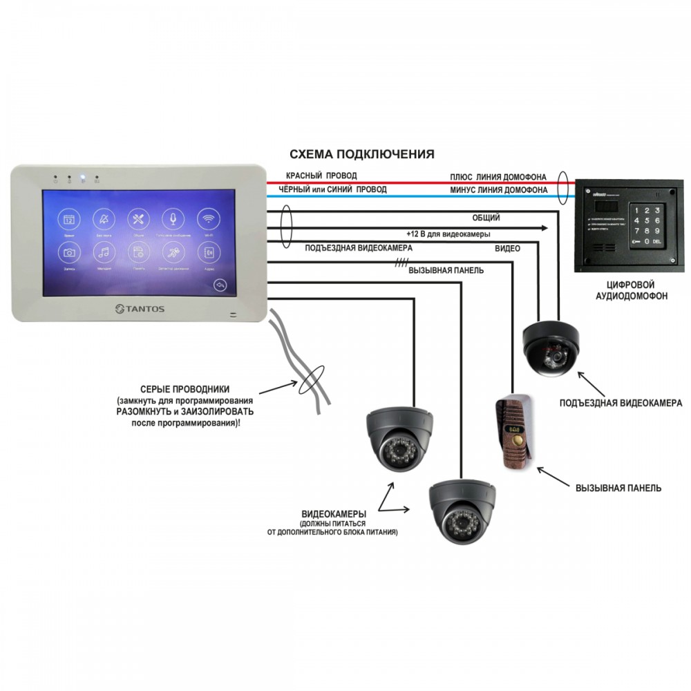 Rocky HD Wi-Fi XL Монитор цветного видеодомофона