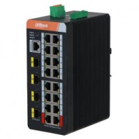 Dahua DH-PFS4420-16GT-DP 16-портовый гигабитный управляемый коммутатор с PoE