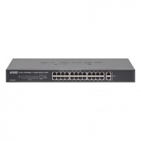 Beward FGSW-2620 Неуправляемый коммутатор, 24 порта 10/100 Мбит/с + 2 порта Gigabit Ethernet