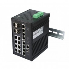 OSNOVO SW-81604/ILB Промышленный управляемый (L2+) PoE коммутатор Gigabit Ethernet на 20 портов.