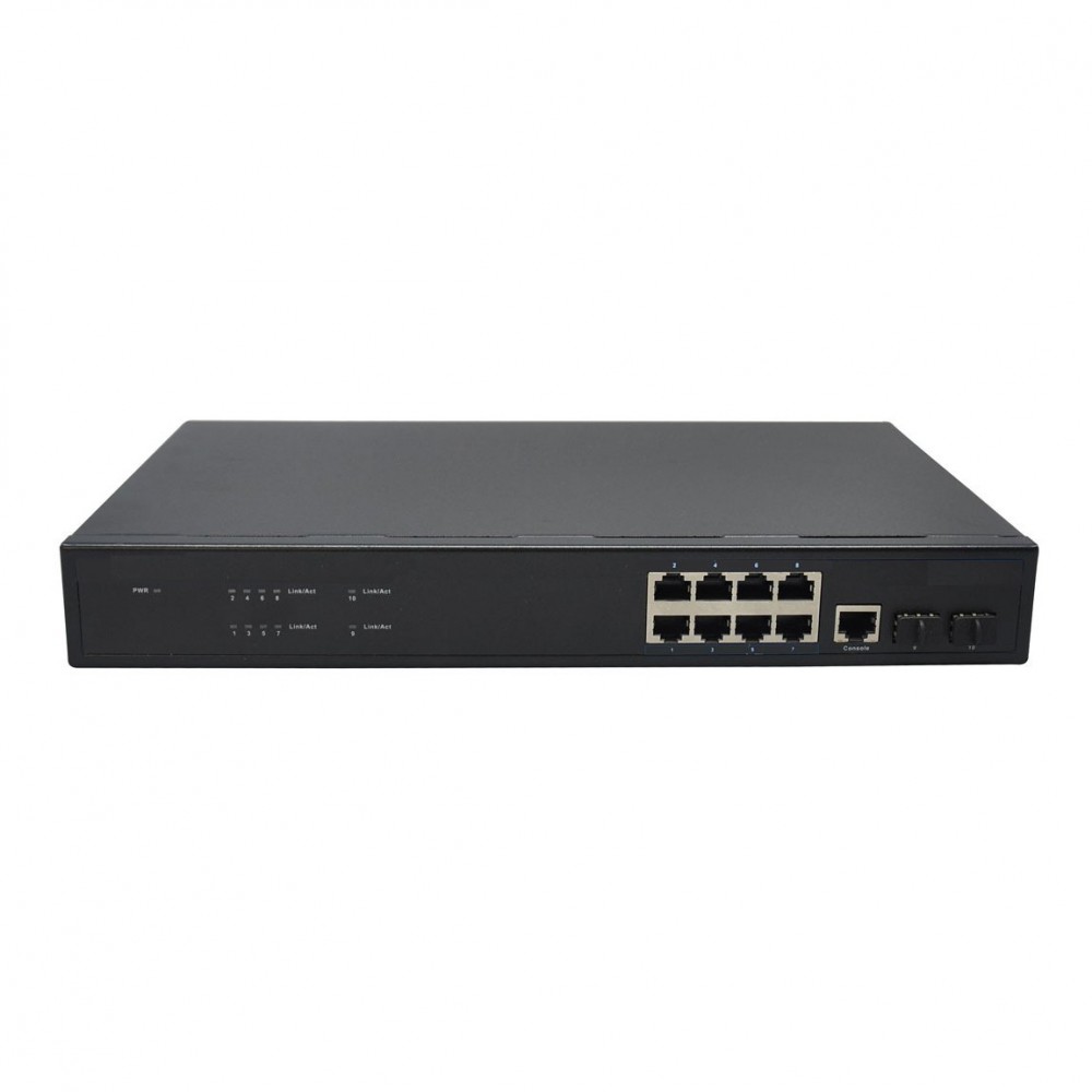 SW-70802/L2 Управляемый (L2+) коммутатор Gigabit Ethernet на 10 портов