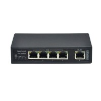 OSNOVO SW-20500/MB(60W) Управляемый Web Smart PoE коммутатор Fast Ethernet на 5 портов