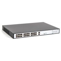 Бастион SKAT PoE-24E-2G Специализированный неуправляемый PoE коммутатор.