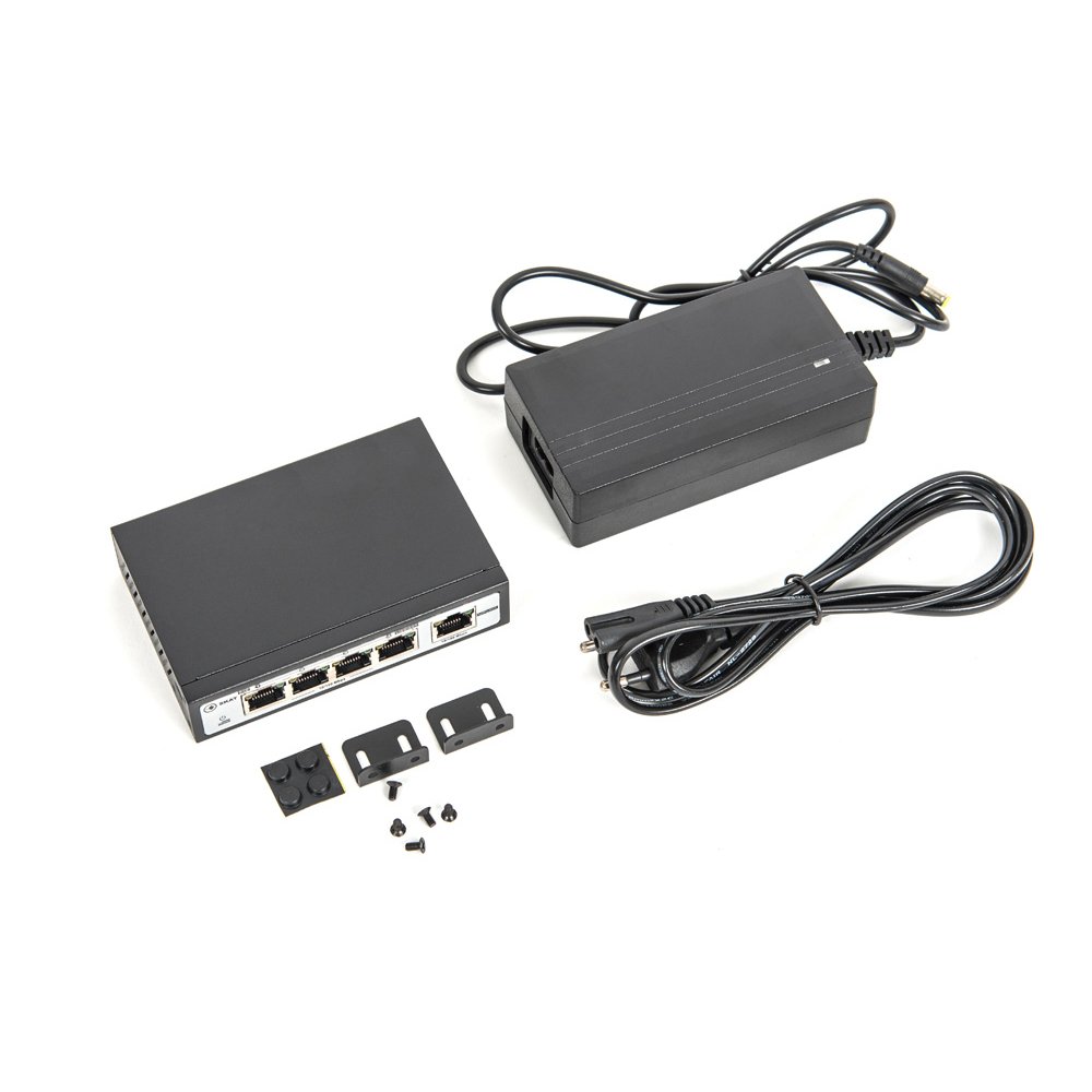 SKAT PoE-4E-1E Специализированный неуправляемый PoE коммутатор.