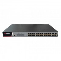 Hikvision DS-3E2528P Коммутатор 24 гигабитных порта PoE