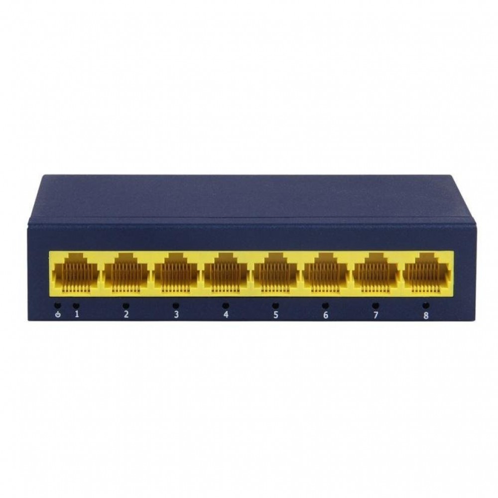 PND-08G 8-портовый гигабитный неуправляемый сетевой коммутатор