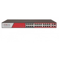 Polyvision PND-24P-2G2F 26-портовый неуправляемый PoE-коммутатор