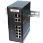 SW-80822/IR Промышленный PoE коммутатор Gigabit Ethernet на 10 портов.