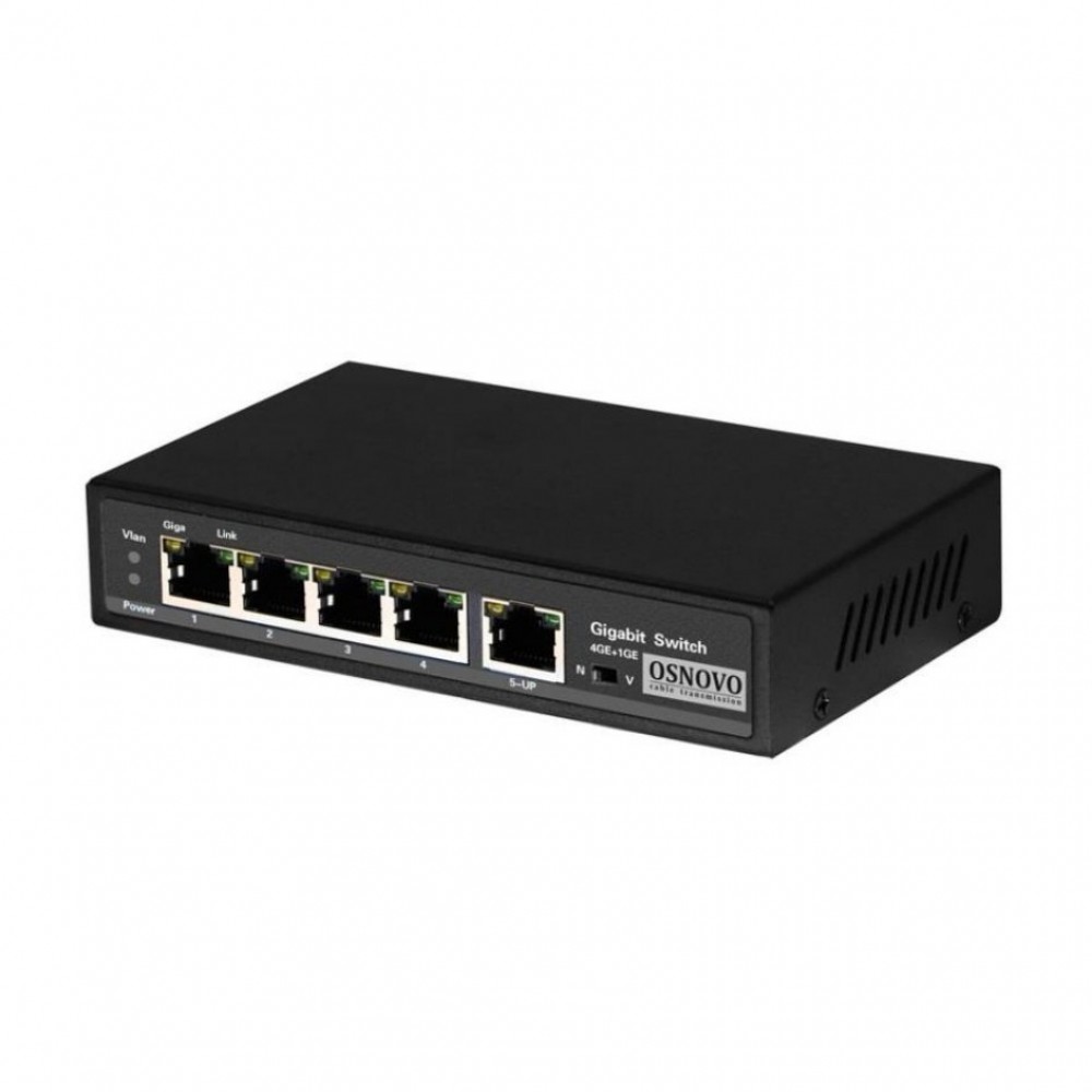 SW-8050/D PoE Коммутатор/ удлинитель Gigabit Ethernet на 5 портов