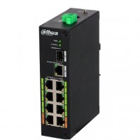Dahua DH-LR2110-8ET-120 10-портовый коммутатор с 8-еРоЕ портами, неуправляемый