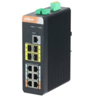 Dahua DH-PFS4410-6GT-DP Промышленный 10-портовый гигабитный коммутатор с 6-РОЕ портами, управляемый