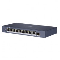 Hikvision DS-3E0510HP-E  Коммутатор неуправляемый  с 10 портами Gigabit