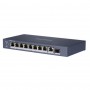 DS-3E0510HP-E  Коммутатор неуправляемый  с 10 портами Gigabit