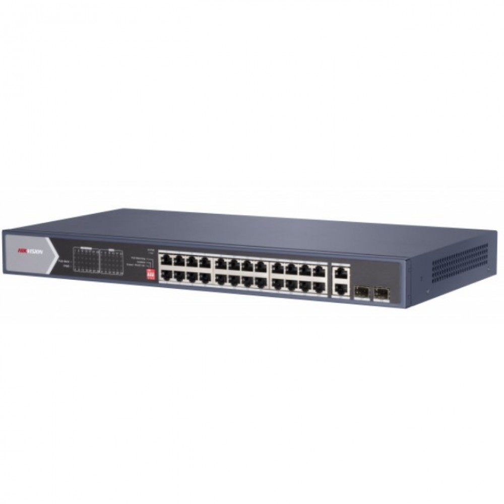 DS-3E0528HP-E Коммутатор  неуправляемый с 28 портами Gigabit.