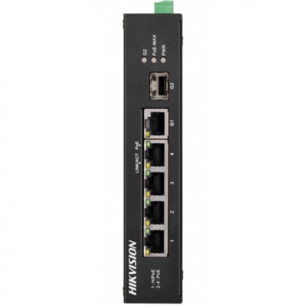 DS-3T0306HP-E/HS Коммутатор неуправляемый с 4 портами Gigabit