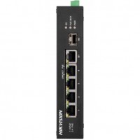 Hikvision DS-3T0306HP-E/HS Коммутатор неуправляемый с 4 портами Gigabit