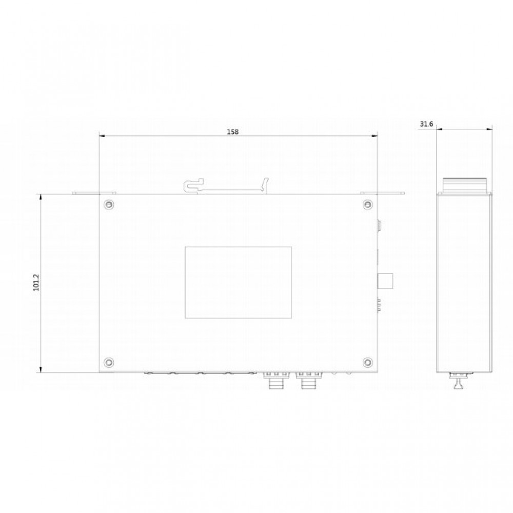 DS-3T0506HP-E/HS Коммутатор неуправляемый с 4 портами Gigabit.