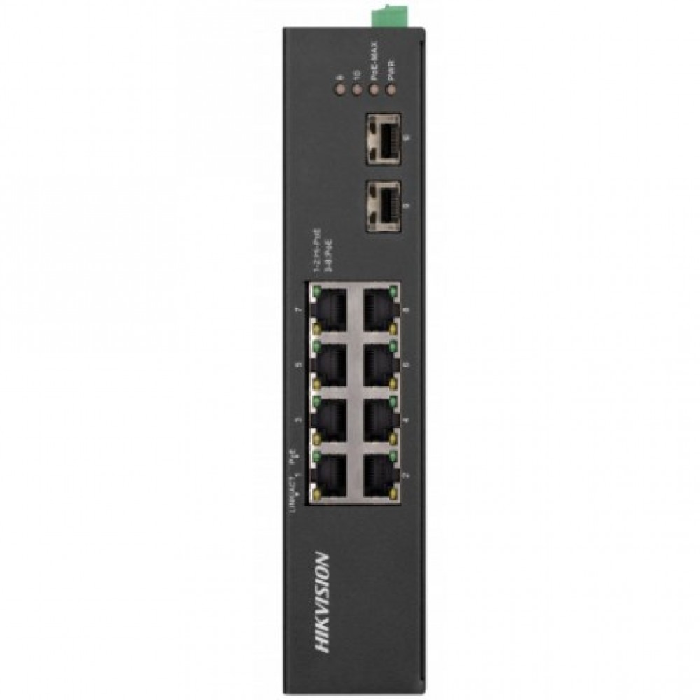 DS-3T0510HP-E/HS Коммутатор неуправляемый  с 8 портами Gigabit